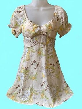 Madden NYC floral tie dress